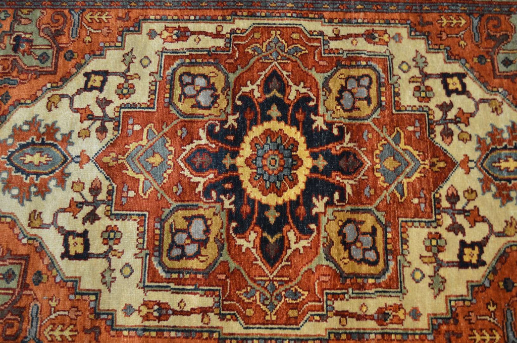 4' 0" x 6' 0" India Serapi Rug image 9