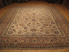 11' 4" x 13' 1" Persian Mashhad Rug image 1