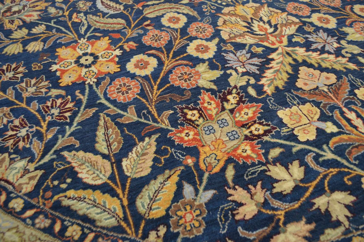8' 1" x 8' 1" India Agra Round Rug image 2