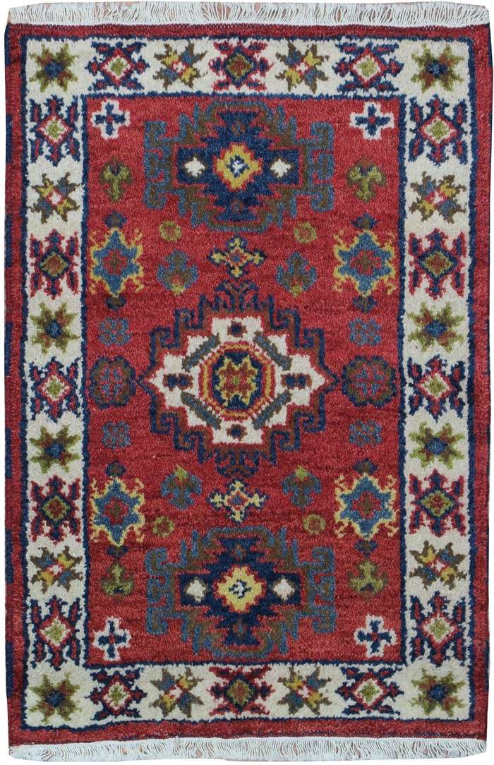 2' 0" x 3' 0" India Kazak Rug image 0