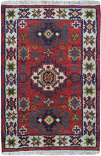 2' 0" x 3' 0" India Kazak Rug image 0