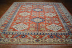 10' 1" x 10' 5" Pakistan Kazak Rug image 1
