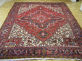 7' 9" x 10' 3" Persian Heriz Rug image 1