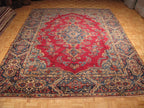 8' 8" x 11' 6" Persian Yaazd Rug image 1