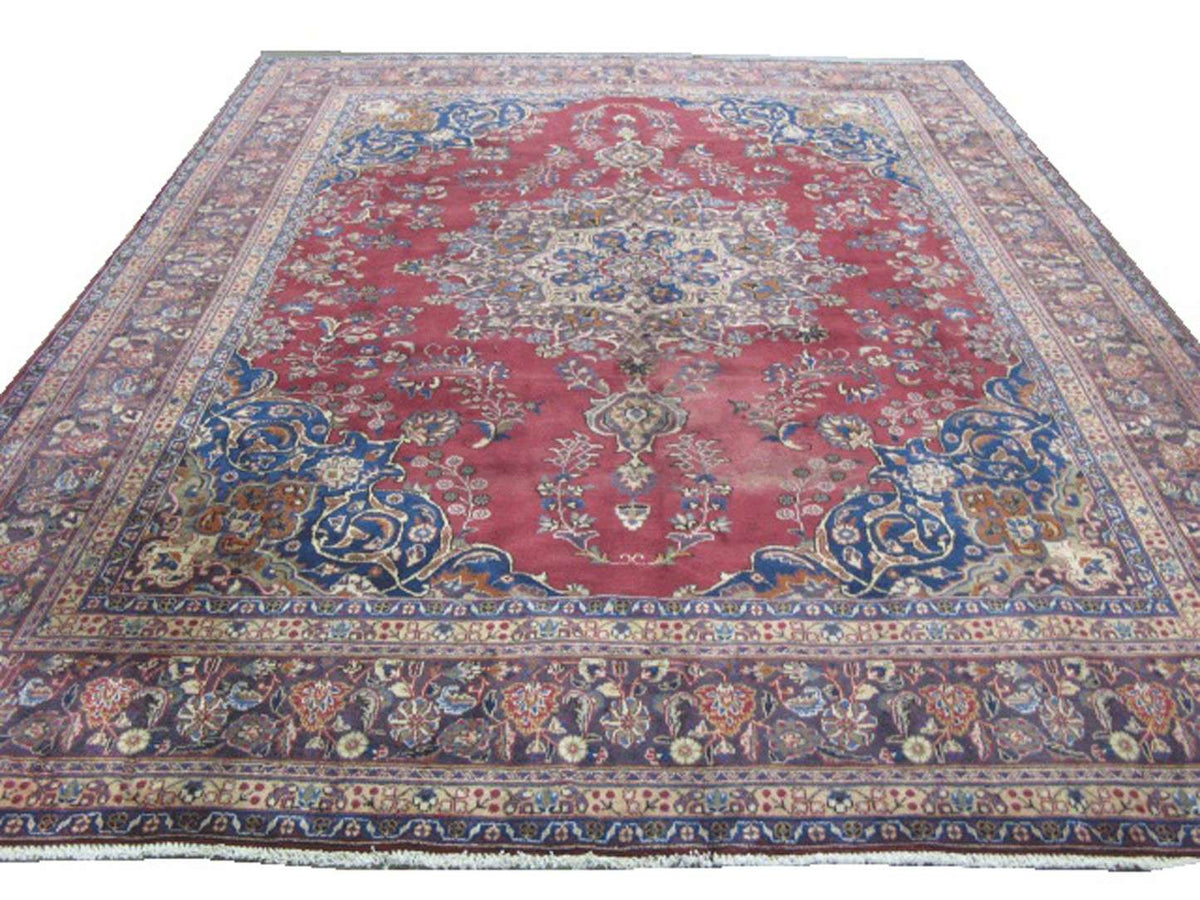 9' 9" x 13' 0" Persian Mashhad Rug image 0