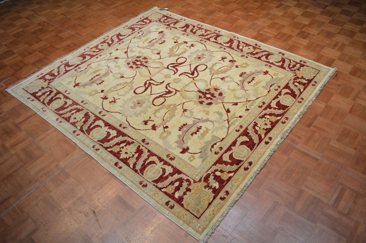 6' 0" x 6' 6" Pakistan Peshawar Rug image 2