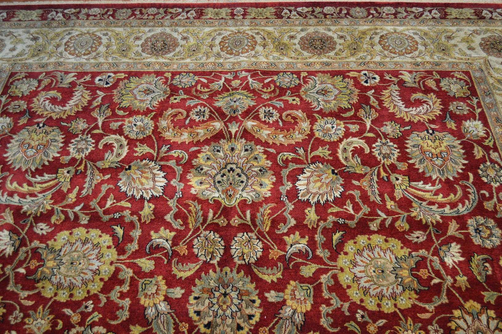 9' 0" x 12' 1" India Agra Rug image 2