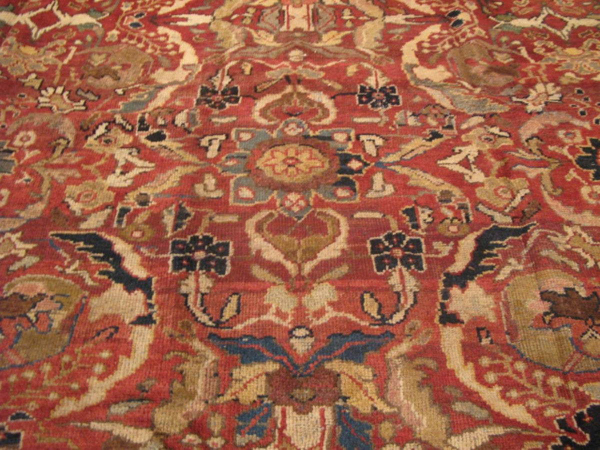 8' 7" x 12' 3" Persian Sultanabad Rug image 3