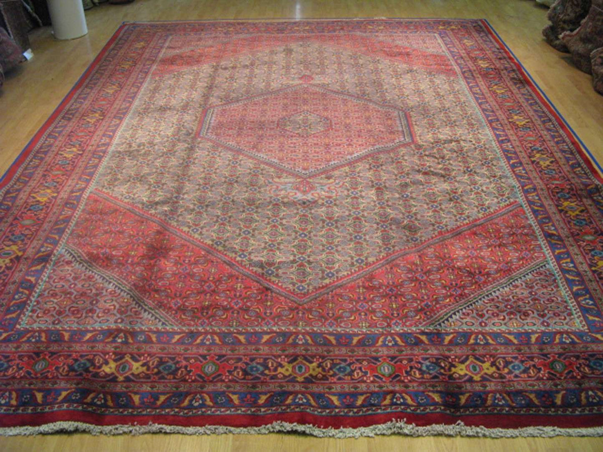 9' 9" x 12' 7" Persian Bijar Rug image 1