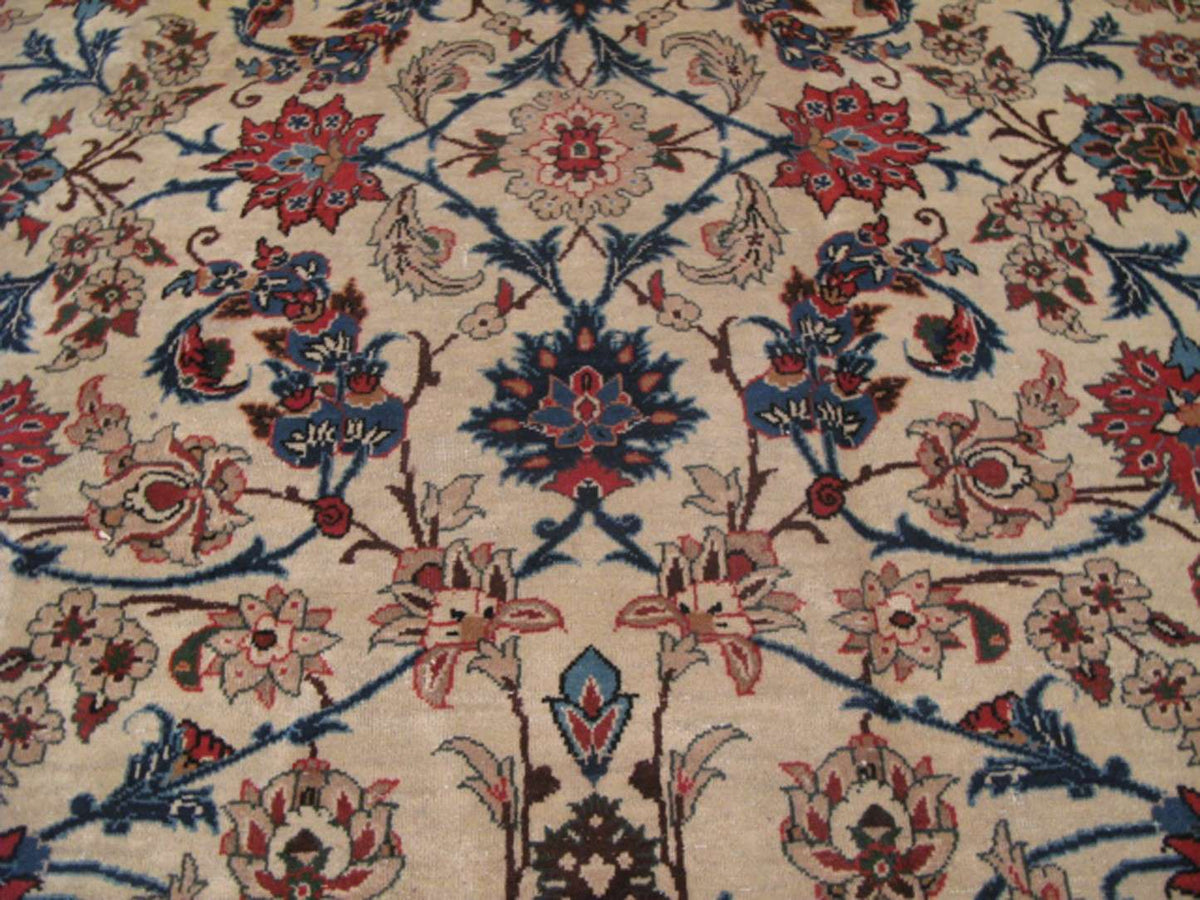 8' 2" x 11' 5" Persian Tabriz Rug image 2