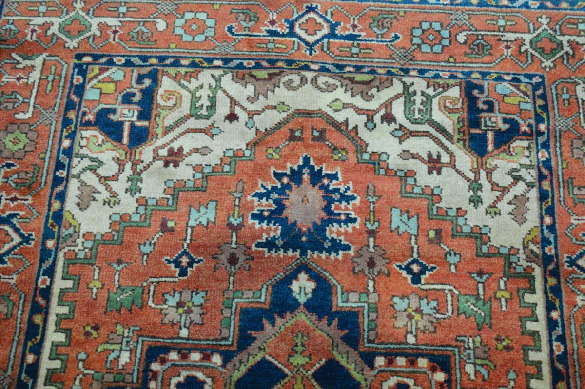 3' 8" x 6' 0" India Serapi Rug image 5