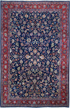 7' 7" x 11' 7" Persian Mashhad Rug image 0