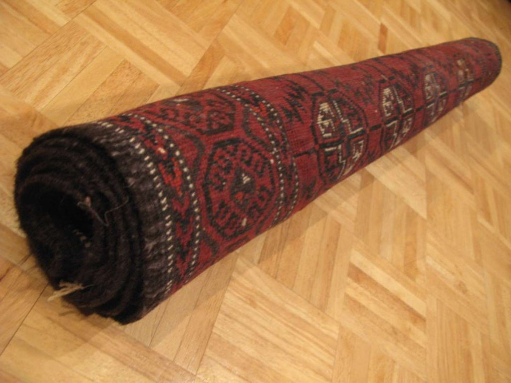 4' 0" x 6' 8" Vintage Turkmen Rug image 11