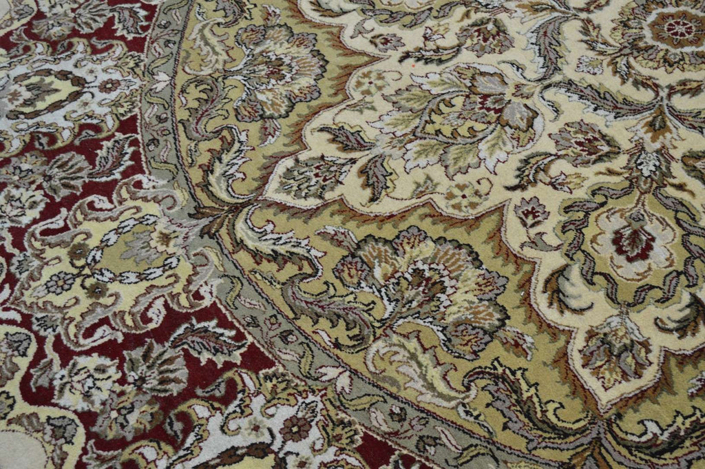 10' 0" x 10' 0" India Agra Round Rug image 9