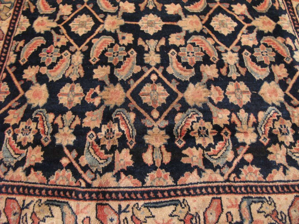 4' 5" x 10' 0" Persian Sarouk Runner image 4