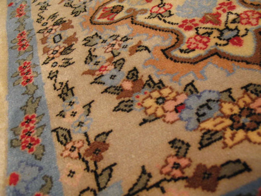 1' 8" x 2' 0" Vintage Varamin Rug image 5