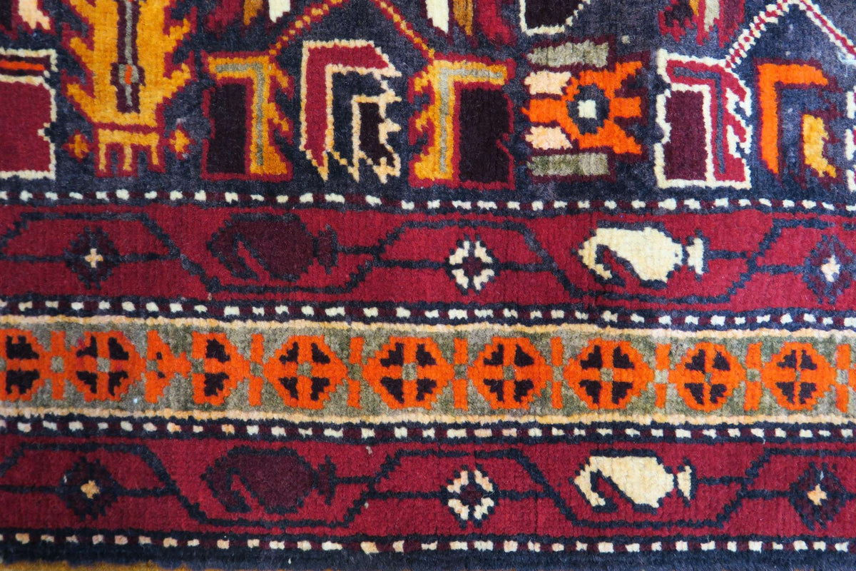3' 5" x 5' 1" Vintage Meshkin Rug image 10