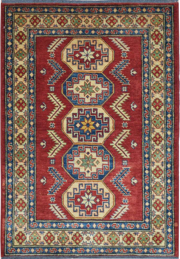 3' 7" x 5' 1" Pakistan Kazak Rug image 0