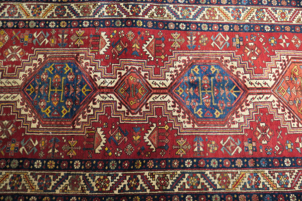 3' 4" x 11' 6" Persian Karaja Runner image 11
