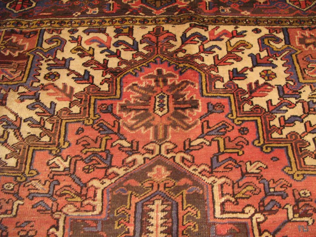 6' 1" x 8' 9" Persian Heriz Rug image 4