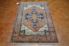 3' 8" x 6' 0" India Serapi Rug image 1