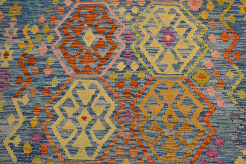 6' 8" x 9' 7" India Kilim Rug image 1