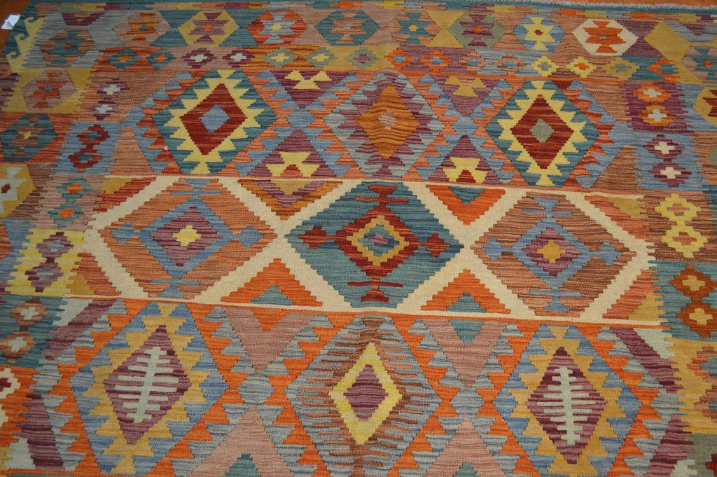 6' 8" x 9' 9" India Kilim Rug image 6