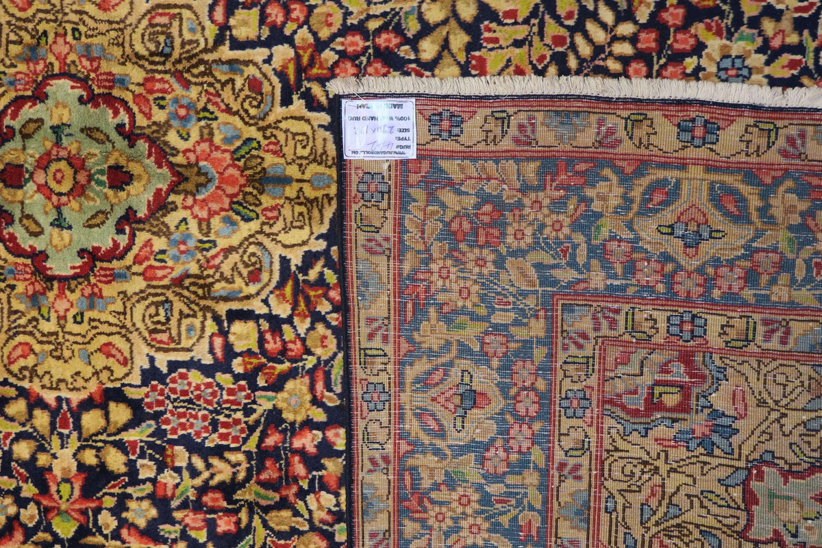 6' 3" x 9' 5" Persian Kerman Rug image 8