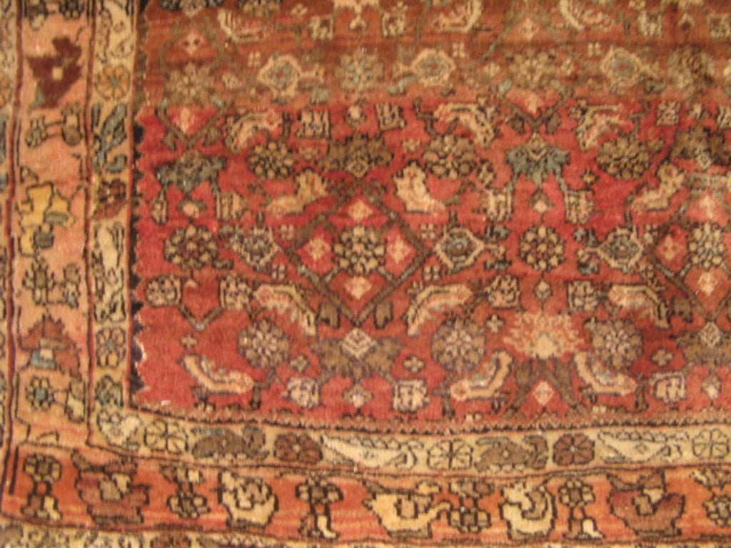 3' 8" x 4' 1" Persian Bijar Rug image 2