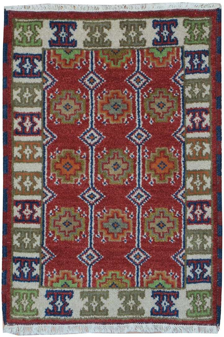 2' 0" x 3' 0" India Kazak Rug image 0