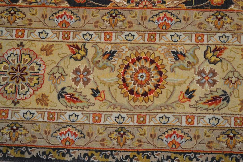 8' 2" x 9' 9" India Agra Rug image 7