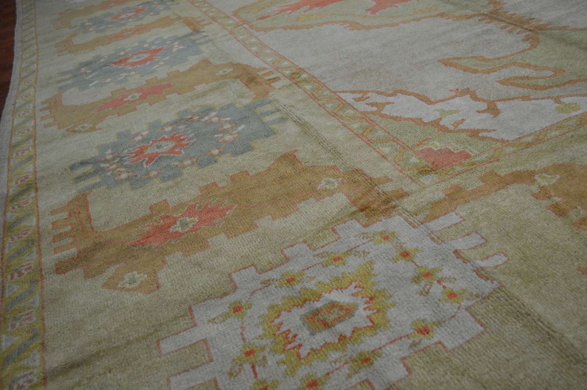9' 8" x 13' 0" Turkish Oushak Rug image 3
