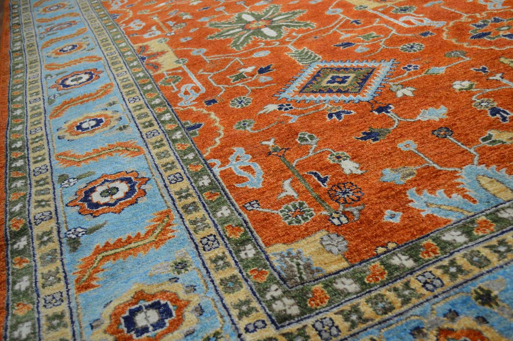 6' 8" x 10' 6" Pakistan Kazak Rug image 6