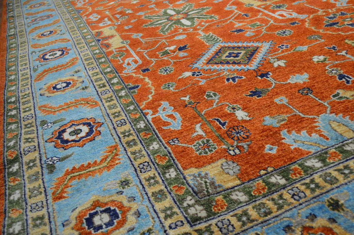 6' 8" x 10' 6" Pakistan Kazak Rug image 6