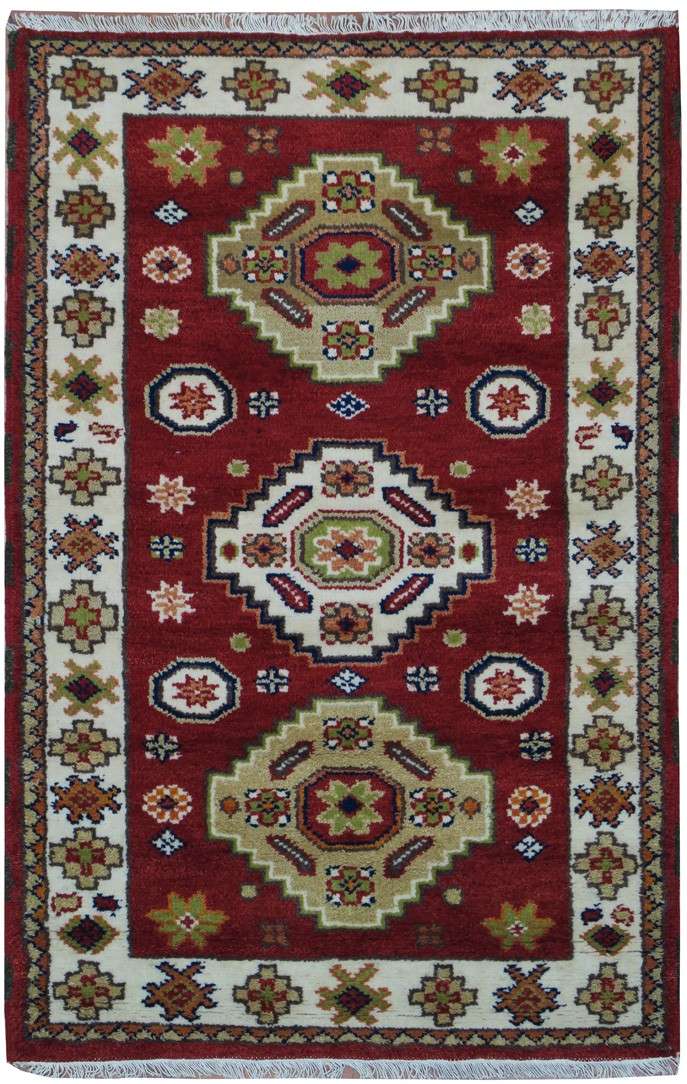 3' 0" x 5' 0" India Kazak Rug image 0