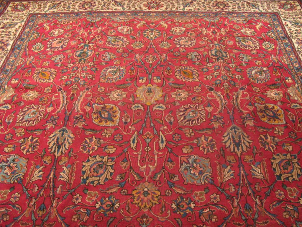 9' 5" x 15' 6" Persian Tabriz Rug image 7