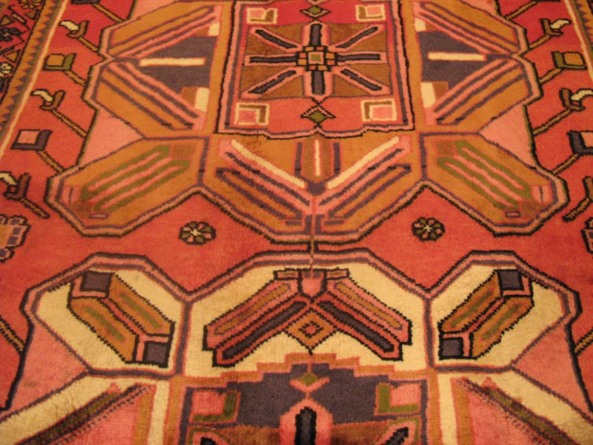 3' 9" x 10' 7" Persian Heriz Runner image 4