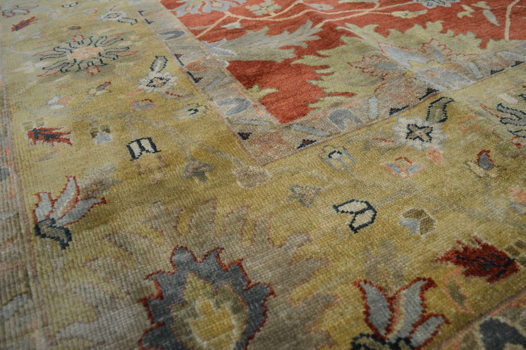 9' 0" x 11' 10" India Mahal Rug image 5
