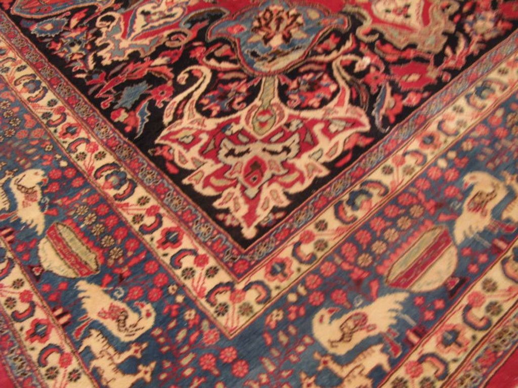 9' 5" x 12' 5" Persian Mashhad Rug image 10