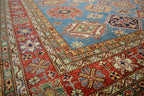10' 2" x 13' 9" Pakistan Kazak Rug image 3