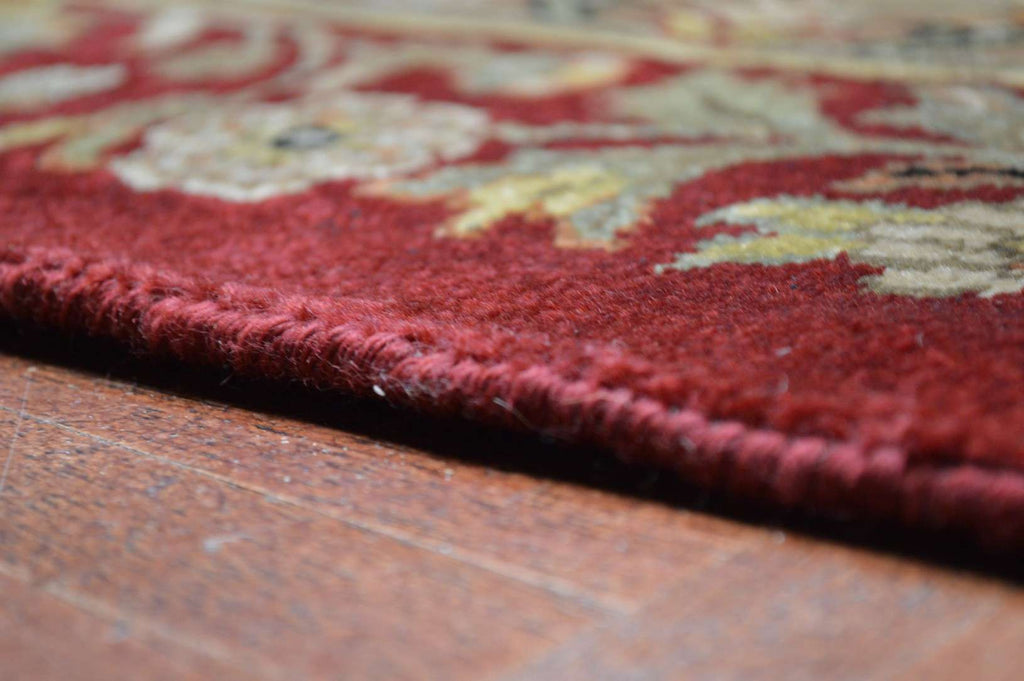 9' 0" x 12' 1" India Agra Rug image 9