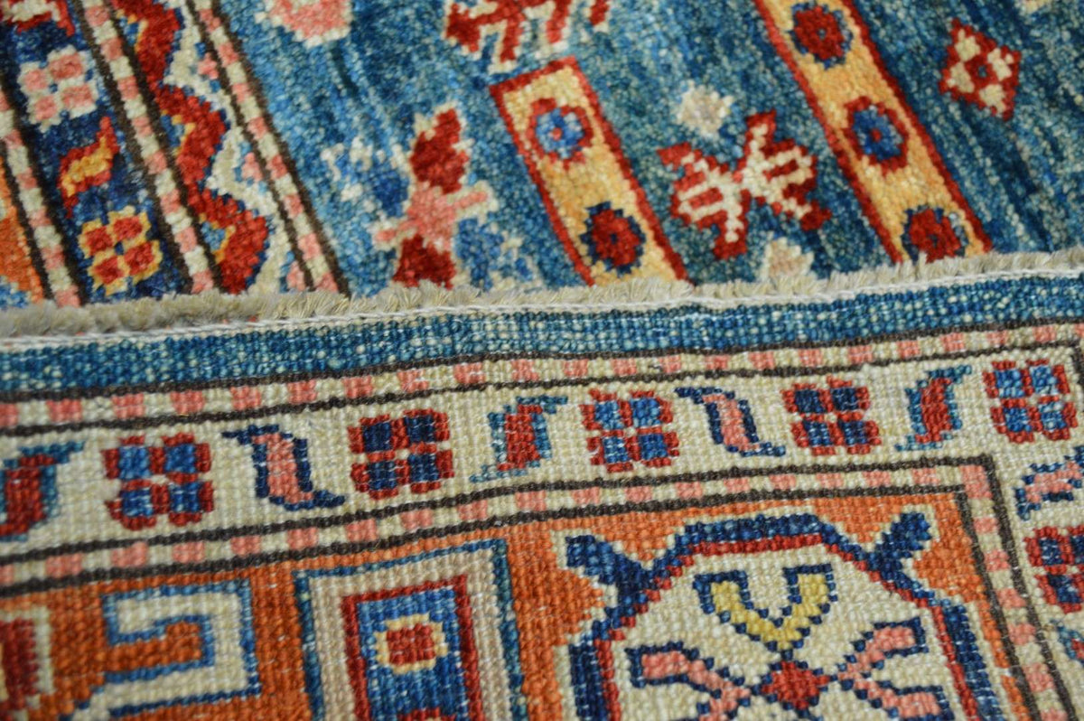 5' 0" x 7' 0" Pakistan Kazak Rug image 12