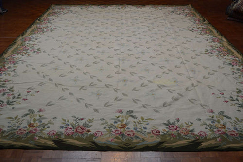 11' 7" x 16' 5" French Needlepoint Rug image 1
