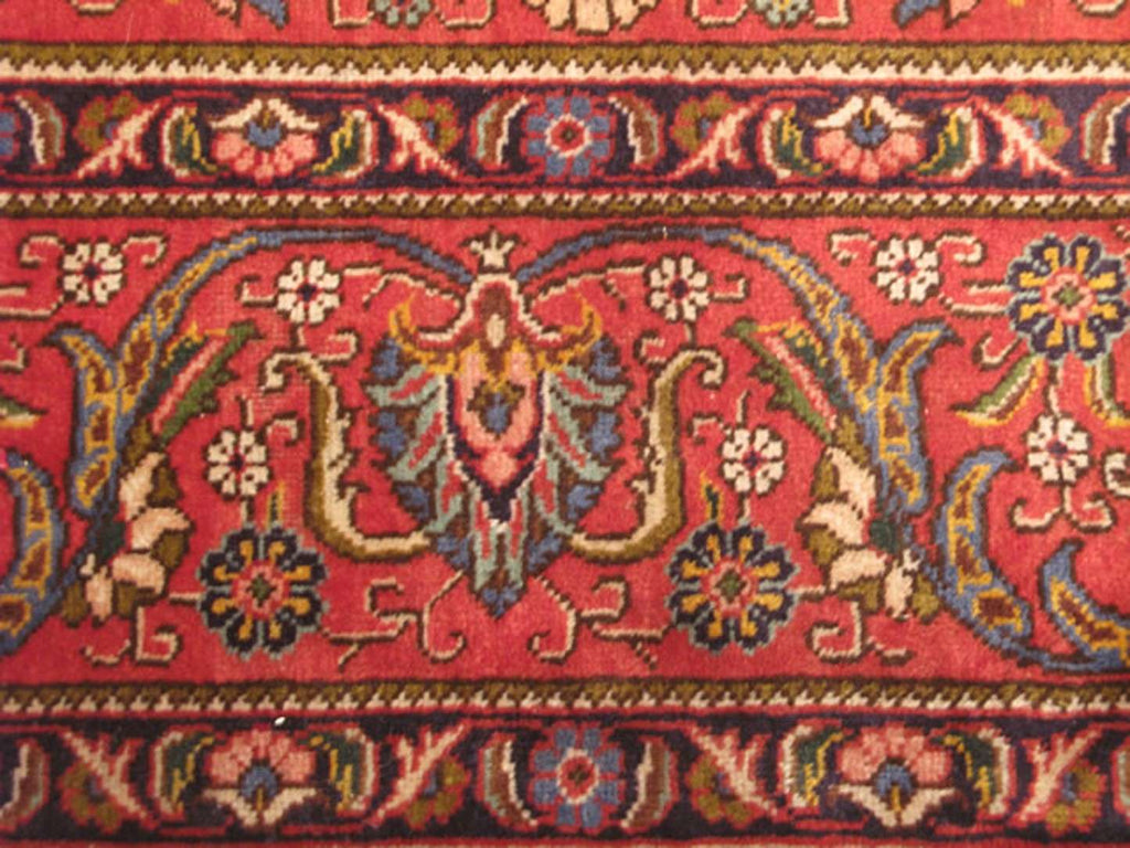 9' 1" x 15' 5" Persian Tabriz Rug image 7
