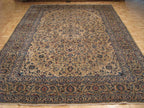 8' 2" x 11' 3" Persian Kashmar Rug image 1
