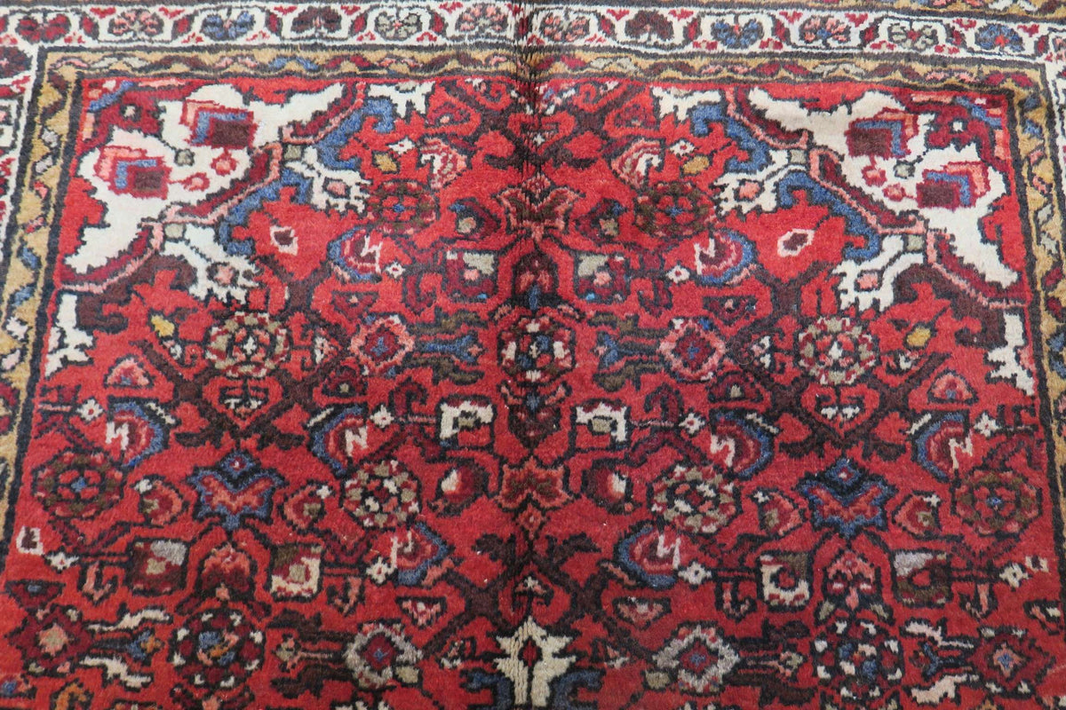 3' 6" x 4' 10" Persian Hamadan Rug image 3