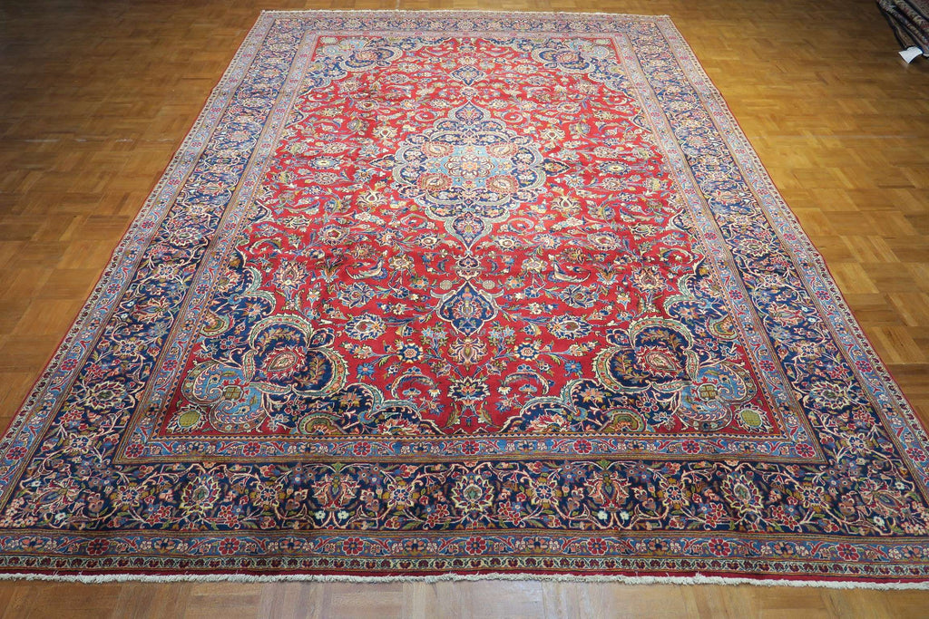 8' 0" x 11' 1" Persian Kashan Rug image 7