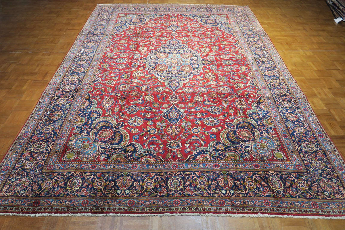 8' 0" x 11' 1" Persian Kashan Rug image 7