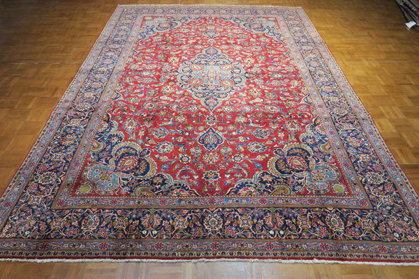 8' 0" x 11' 1" Persian Kashan Rug image 7