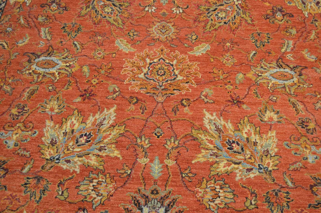 8' 0" x 8' 2" India Sultanabad Square Rug image 2